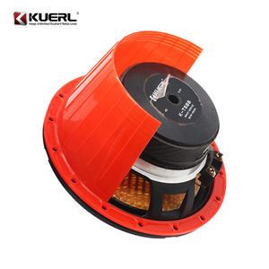 Couverture de haut-parleur étanche KUERL 168 mm, noire, en PVC, anti-poussière pour haut-parleur de voiture - Product Image 2