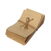 Refermable thermoscellable marron givré mat papier Kraft feuille d'aluminium fermeture éclair debout Doypack pochette sacs pour le stockage des aliments