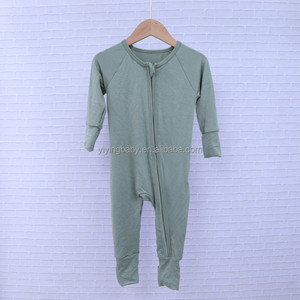Tutina a Maniche Lunghe per Neonati YiYing, <span class=keywords><strong>Pigiama</strong></span> Intero Premium in Morbido Bambù, per Bambini e Bambine, con Cerniera Bidirezionale - Product Image 5