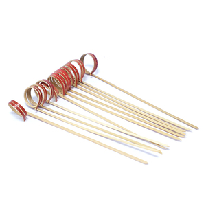 Personalizar cócteles sushi fruta hamburguesa patata bambú lazo pincho palos <span class=keywords><strong>de</strong></span> bambú anillo <span class=keywords><strong>de</strong></span> bambú pincho para barbacoa - Product Image 2