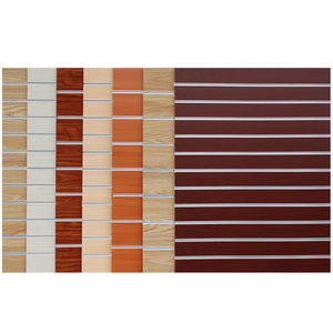 Panel de Tablero de MDF con Ranuras de 4 x 8 Pies, Ecológico y Moderno, Precio de Fábrica Keway, Color Personalizado - Product Image 5