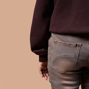 Jeans Zic Zac pour femmes, taille haute, extensibles, décontractés, coupe slim, mode pour tous les jours, style moderne pour femmes - Product Image 3