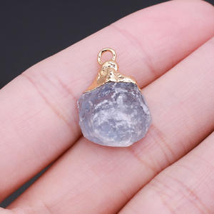 Хит продаж, сережки с подвеской в виде необработанных камней - Product Image 6