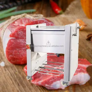 Proveedor de China Solomillo Lomo Pelador Membrana Skinner Carne Fascia Eliminación de carne Máquina de eliminación de piel de plata