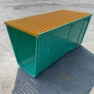 Caniveau de drainage composite SMC pour extérieur, tranchée de drainage au sol, caniveau linéaire en plastique, grille de caniveau - Product Image 2