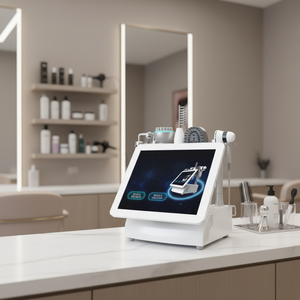 กล้องวิเคราะห์หนังศีรษะและเส้นผม Ai Smart Scalp And Hair Analyzer Trichoscopy ความละเอียด 16 ล้านพิกเซล วัสดุพลาสติก ABS หน้าจอ LCD ขนาด 11 นิ้ว สำหรับใช้ในบ้านและมืออาชีพ - Product Image 2