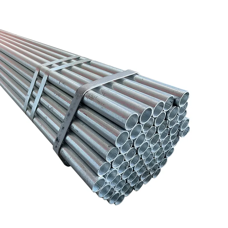 Saldati tubi in acciaio saldati saldati saldati tubi in acciaio saldati erw tubo in acciaio al carbonio zincato