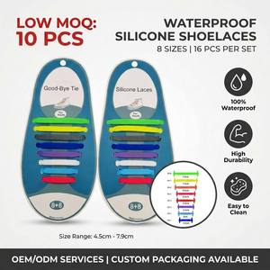 <span class=keywords><strong>Lacets</strong></span> <span class=keywords><strong>élastiques</strong></span> en silicone imperméables sans nœuds pour enfants et adultes, <span class=keywords><strong>lacets</strong></span> en caoutchouc pour baskets, lot de 16 pièces, accessoires de chaussures faciles à nettoyer - Product Image 1
