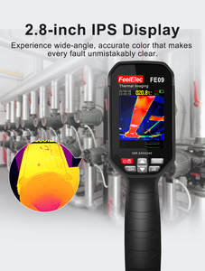 FE09 Hochpräzise Handgehaltene Infrarot-Wärmebildkamera mit 5 Farbpaletten, Thermischer Empfindlichkeit und Temperaturbereich - Product Image 4