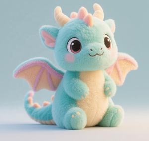 Fabricante personalizado lindo dragón de peluche mascota de juguete Animal de peluche juguetes regalo personalizado dragón <span class=keywords><strong>Dino</strong></span> muñecas - Product Image 2