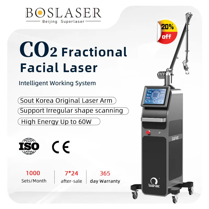 CO2 Fractional Nonablative Erbium Laser Cleaning Super Penetration Wrinkle Removal Device