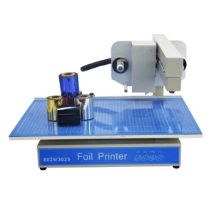 Machine de marquage à chaud <span class=keywords><strong>pneumatique</strong></span> automatique industrielle pour cartes de visite, invitations de mariage, impression de couvertures de livres en cuir - Product Image 4