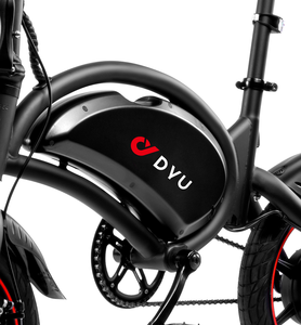 Bicicleta Eléctrica Plegable DYU D3S de 14 Pulgadas, Mini Bicicleta Eléctrica Plegable con Motor sin Escobillas en el Buje Trasero y Batería de Litio - Product Image 4