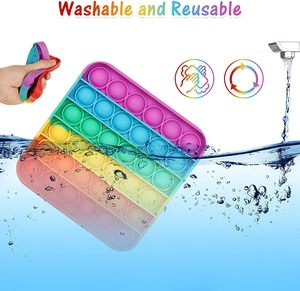 Jouet sensoriel à bulles Push Pop personnalisé avec logo et couleur, pour l'autisme, le stress, l'anxiété, en plastique et silicone, pour enfants et adultes - Product Image 5