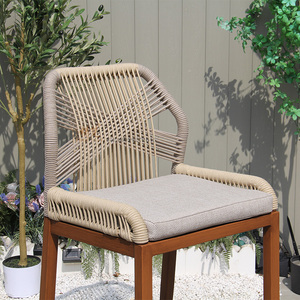 Meubles de patio de luxe Tabourets de <span class=keywords><strong>bar</strong></span> hauts décontractés pour <span class=keywords><strong>terrasse</strong></span> extérieure Meubles de jardin Chaises de <span class=keywords><strong>bar</strong></span> - Product Image 4