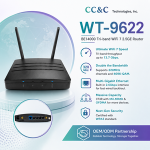 เราเตอร์ซิมการ์ด 5G NR คุณภาพสูง ผู้ผลิตโดยตรง เราเตอร์ WiFi 7 สำหรับใช้ในบ้าน - Product Image 1