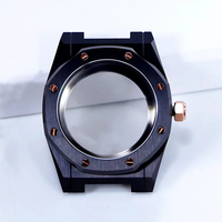 Caja de Reloj Octogonal Personalizada de Acero Inoxidable 316L de 39 mm, Resistente al Agua hasta 100 m, Cristal de Zafiro de 10,4 mm de Grosor para Relojes de Buceo 9015 9039