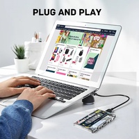 Kinhand 320G Disque dur externe portable de 2,5 pouces 40000-50000 jeux d'arcade rétro Batocera 38 systèmes 26 langues Windows/Mac