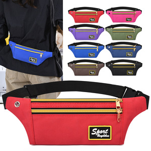 Sport Ringahihue Waist <b>Bag</b> Nylon Multi Color Casual Sports Fanny Pack With Zipper For Men Women - Product Image 2