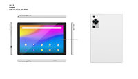 Tablet Android WIFI en Oferta, 10.1 Pulgadas, Laptop P60 P23 S23 Ultra, Económica para Negocios, Doble SIM, Educativa para Niños