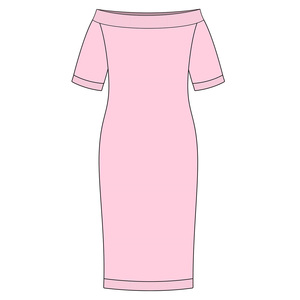 <span class=keywords><strong>Abito</strong></span> estivo da donna OEM, nuovo modello casual con <span class=keywords><strong>scollo</strong></span> <span class=keywords><strong>a</strong></span> barchetta, spalle scoperte, sexy, <span class=keywords><strong>a</strong></span> maniche corte, lunghezza midi. - Product Image 2