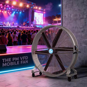 Meistverkaufter 1,5m Freistehender AC 220V Frequenz-Naturventilator IP55-Schutz 30m Reichweite 3 Jahre Garantie CCC CE Zertifiziert - Product Image 1