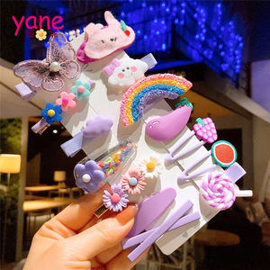 Pasadores de Pelo con Forma de Flor y Diseño de Arcoíris, Pasadores de Pelo para Niños - Product Image 5