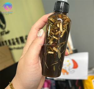 Mezcla de hierbas Infusión de Romero orgánico Aceite de crecimiento rápido para el cabello Mezcla de hierbas de menta de ricino Aceite de tratamiento contra la pérdida de cabello - Product Image 1