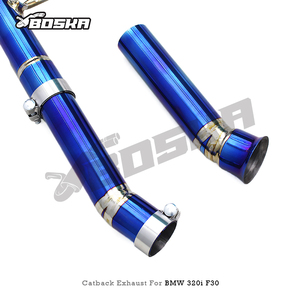 ระบบท่อไอเสีย OEM Boska Valvetronic สำหรับ BMW ซีรีส์ 3 F30 320i 328i 330i N20 B48 ท่อไทเทเนียมน้ำหนักเบา Catback Muffler - Product Image 2