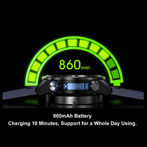 สมาร์ทวอทช์ DSM11 G1 GPS หน้าจอ AMOLED 1.43 นิ้ว แบตเตอรี่ 860mAh ระบบระบุตำแหน่ง GNSS หลายย่านความถี่ กันน้ำ 3ATM  ถ่ายโอนข้อมูลผ่าน USB นาฬิกาสำหรับกิจกรรมกลางแจ้ง - Product Image 4