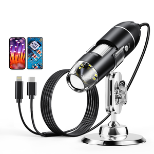 1600x <span class=keywords><strong>USB</strong></span> kính hiển vi với 8 đèn <span class=keywords><strong>LED</strong></span> 2 trong 1 kỹ thuật số <span class=keywords><strong>USB</strong></span> nội soi Máy ảnh microscopio cho điện thoại di động sửa chữa - Product Image 1