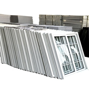 Fenêtres coulissantes en PVC vinyle à <span class=keywords><strong>double</strong></span> ou triple <span class=keywords><strong>vitrage</strong></span> <span class=keywords><strong>sur</strong></span> <span class=keywords><strong>mesure</strong></span>, insonorisées, résistantes au vent et aux ouragans - Product Image 1