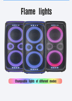 Fête BT 3 voies coran combo DJ 2 armoire double 6.5 pouces bureau église rvb maison petit TWS USB puissant PA radio FM audio haut-parleur