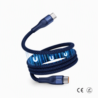 Cable USB Tipo-C Magnético de 100W 5A con Trenzado de Nailon y Conductor de Cobre Puro para iPhone 17/18