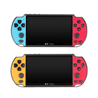 X7 Plus Lecteur multimédia portable 5,1 pouces 8 Go, console de jeu portable avec 400 jeux intégrés et manette