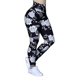 <b>Women</b> High Waist <b>Waterproof</b> Spandex/Nylon Flared Leg <b>Leggings</b> Stylish Stretch Fit Trendy Casual Wear OEM Manufacturing - Product Image 6