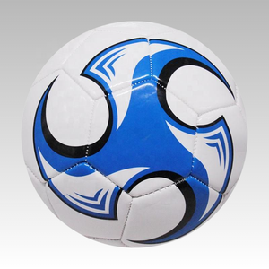 Pelota de fútbol de PVC de tamaño 5 profesional con logotipo personalizado al por mayor, pelota promocional barata cosida a máquina para balón de fútbol - Product Image 1