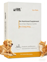 Complément Probiotique Liquide Naturel pour Animaux de Compagnie Marque Blanche OEM – Gouttes Riche en Protéines pour Soutien Immunitaire, Absorption Rapide 2,5G/Unité – Soins de Santé
