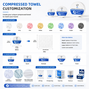 Toallas Corporales Comprimidas de Algodón Portátiles para Hotel, Toalla de Baño Comprimida Desechable, Toalla Deportiva Cuadrada con Estampado de Monedas para Adultos, para Viajes - Product Image 5
