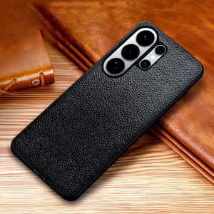 <span class=keywords><strong>Custodia</strong></span> per cellulare in pelle PU stile business con motivo litchi e motivo a croce per Samsung <span class=keywords><strong>Galaxy</strong></span> S26 S25 S24 S23 <span class=keywords><strong>S22</strong></span> <span class=keywords><strong>Ultra</strong></span> - Product Image 1