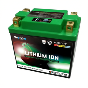 แบตเตอรี่ลิเธียมไอออน New Skyrich รุ่น HJB9Q-FP 12V 36Wh 180A สำหรับเปลี่ยนในรถจักรยานยนต์และพาวเวอร์สปอร์ต - Product Image 3