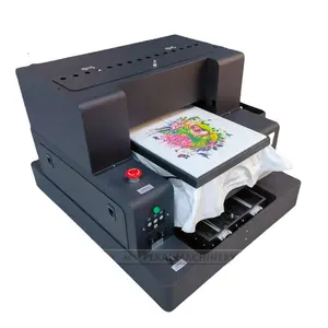 वाणिज्यिक इस्तेमाल किया गर्मी हस्तांतरण DTG/DTF टी शर्ट मुद्रण मशीन Multifunctional प्रिंटर