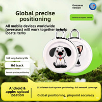 Traceur GPS Bluetooth pour animaux de compagnie, dispositif de localisation mondiale anti-perte, positionnement à distance, reconnaissance sonore, compatible Android et Apple