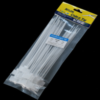 Label Tag Kabel Ties Nylon Berkualitas Tinggi, Tahan Panas, Tahan Lama, dan Mengunci Sendiri 2.5mm X 100mm Bersertifikasi CE ROHS REACH untuk Kelistrikan