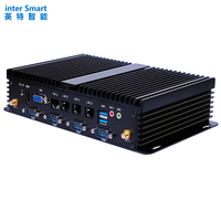 Pc industriel sans ventilateur x86 2LAN 3LAN 4LAN 6COM LTE i3-4005U
