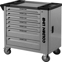 Chariot à outils industriel robuste en acier, personnalisable OEM/ODM/OBM, armoire de rangement d'atelier sur roulettes, capacité 300 kg, serrure à clé