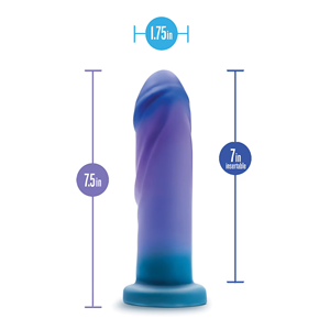 TD AVANT Dildos Midnight Rendezvous Ocean Blue Collection - Product Image 3