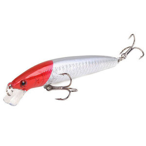 Esca Dura Artificiale 9/5g Minnow a Lunga Gittata con Sonagli e Perline Galleggiante in Plastica Realistica Imitazione <span class=keywords><strong>Spigola</strong></span> Senza Ami - Product Image 5