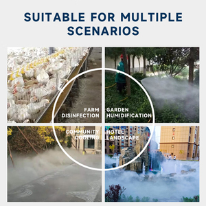 Boquilla de rubí de 1/8'' de acero inoxidable 304 de alta presión, nueva, superventas, para pulverización, jardín, supresión de polvo y humidificación - Product Image 6
