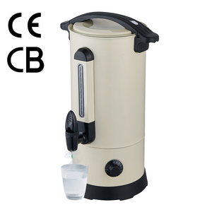 Cafetière à percolation en acier inoxydable de qualité commerciale 12L, distributeur d'eau chaude pour la restauration - Product Image 3